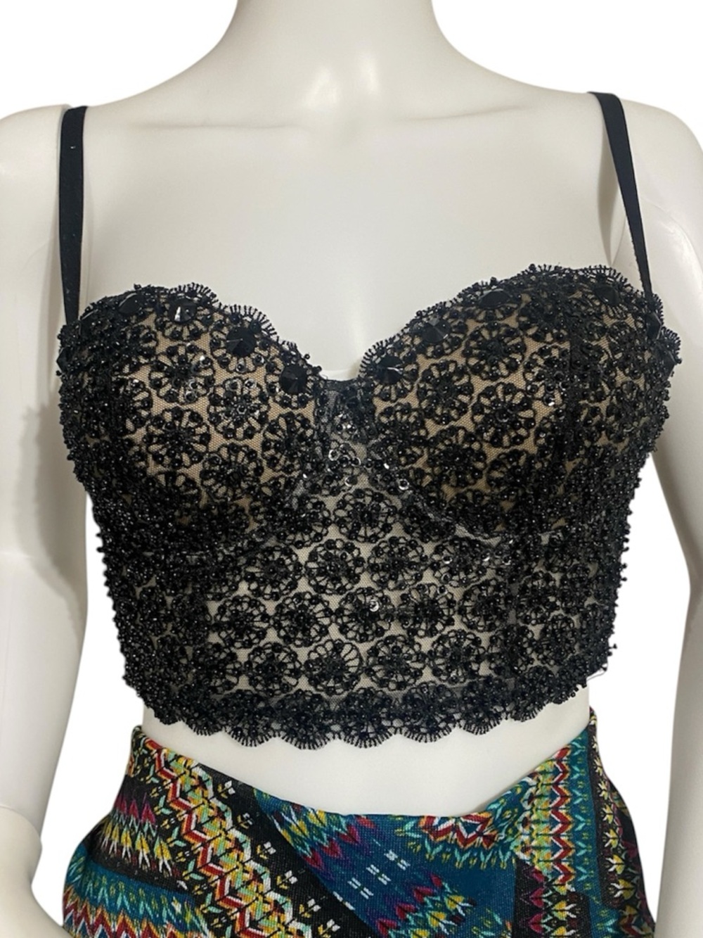 Bebe Beaded Bustier